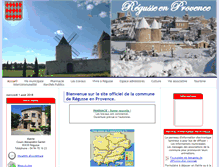 Tablet Screenshot of mairie-regusse83.fr